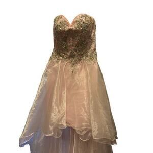 Tony Bowls prom homecoming dress pink size 0‎